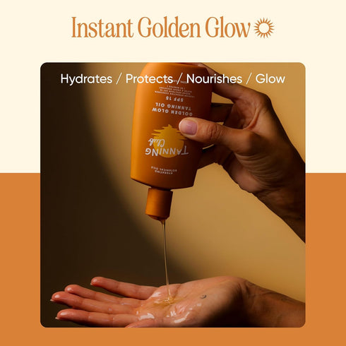 Golden Glow Tanning Oil - GLAM MODA